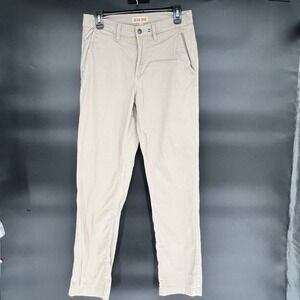 Devil-Dog Chino Pants Mens Size 30x31 Khaki Stretch Cotton Classic Beige Tan